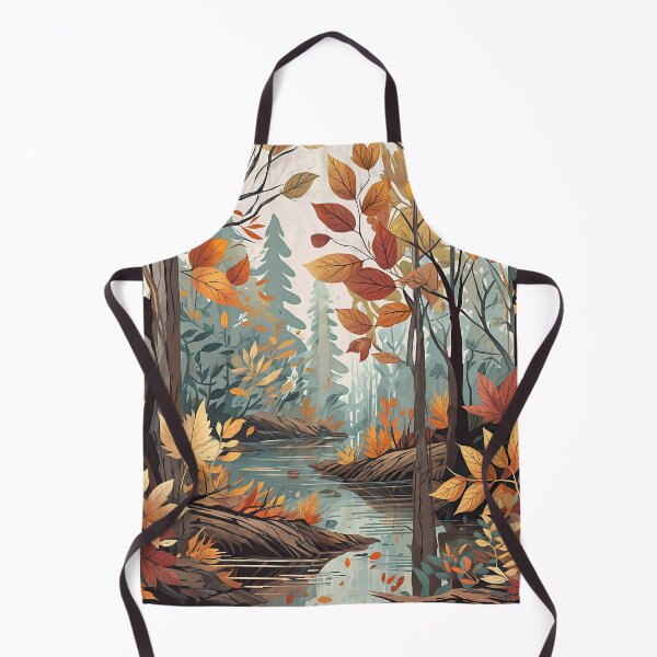 Item preview, Art of Woodland Scene in Autumn Season designed and sold by creativekrish.
