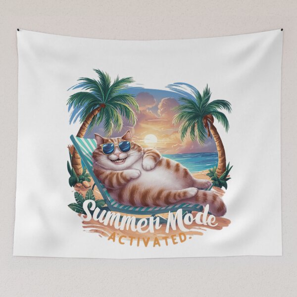 Item preview, cat vacation designed and sold by ururuty.