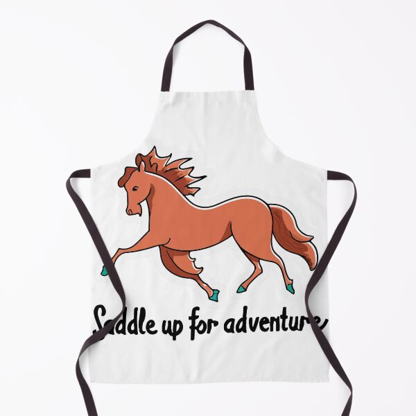 Item preview, Whimsical Horse Adventure Illustration designed and sold by NiftyWrx.