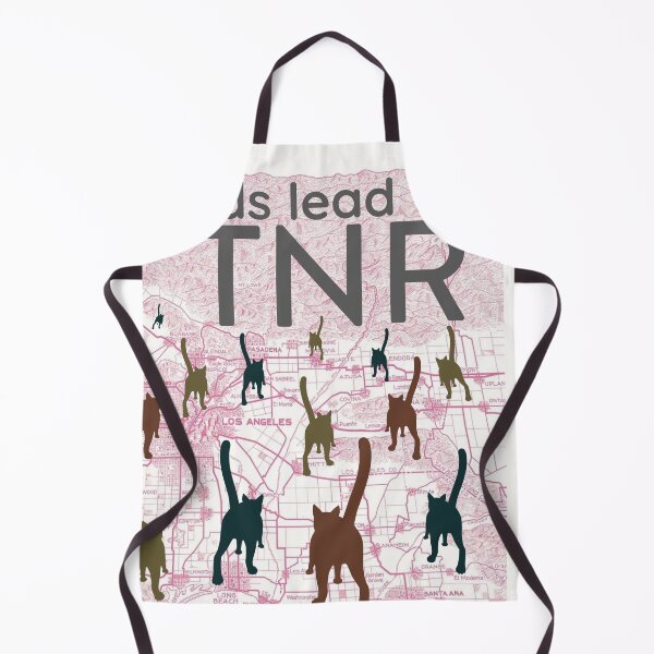 Item preview, Old Los Angeles Roads Map Feral Cat TNR designed and sold by 1Felinophile.
