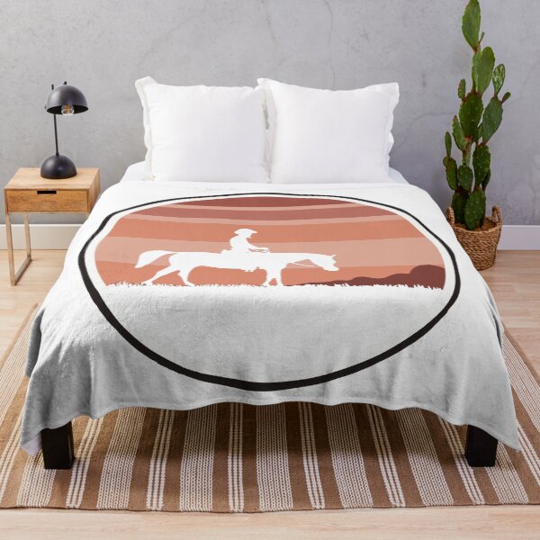 Item preview, Serene Sunset Horseback Ride Silhouette designed and sold by NiftyWrx.