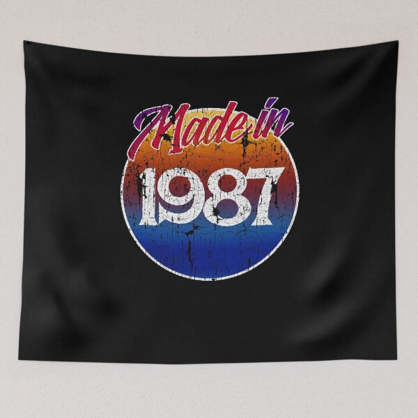 Item preview, Made In 1987 80s 31th Birthday Funny Colored Gift designed and sold by roarr.