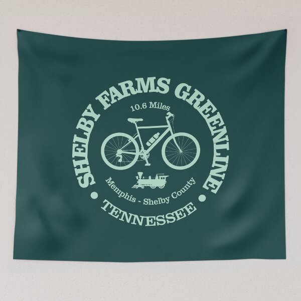 Item preview, Shelby Farms Greenline (cycling) designed and sold by curranmorgan.
