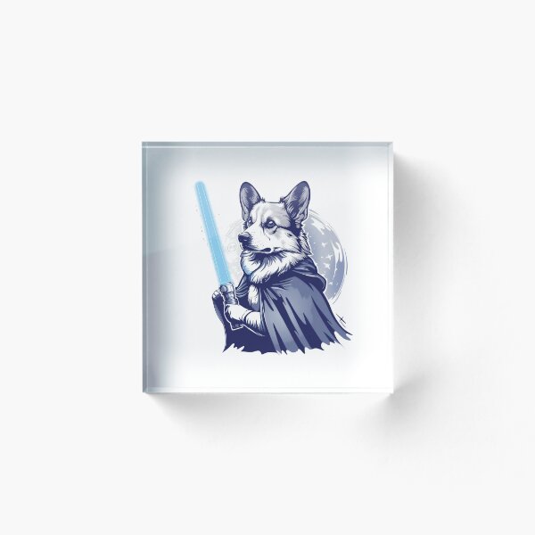 Item preview, Corgi With Lightsaber designed and sold by NicolasGlowArt.