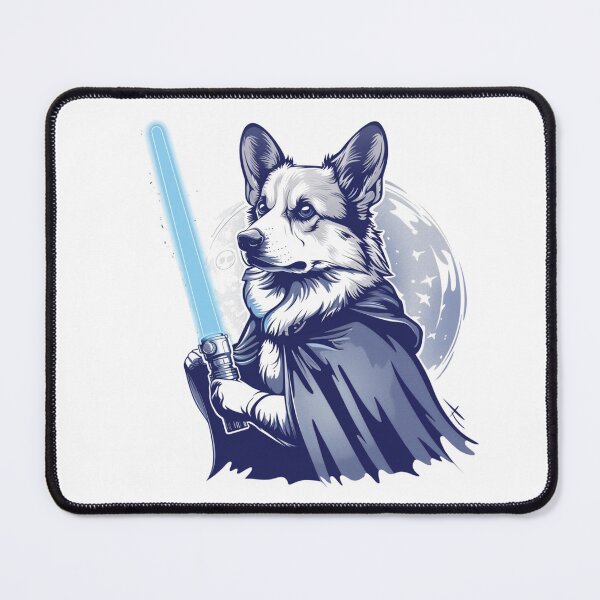 Item preview, Corgi With Lightsaber designed and sold by NicolasGlowArt.