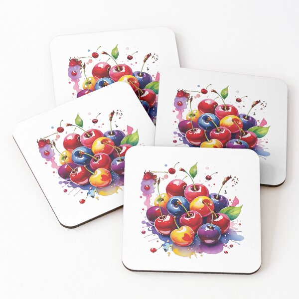 Item preview, Rainbow of cherries  designed and sold by laura-in-rome.