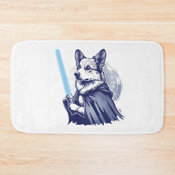Item preview, Corgi With Lightsaber designed and sold by NicolasGlowArt.