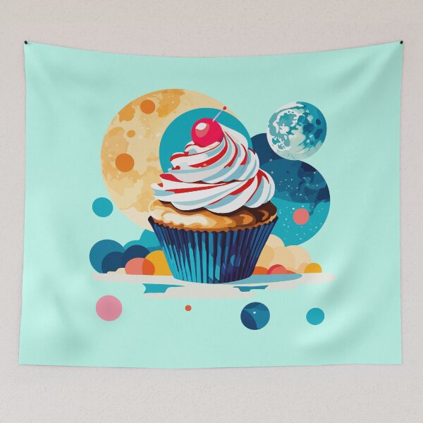 Item preview, Moonlit Cupcake designed and sold by CrazySweets.