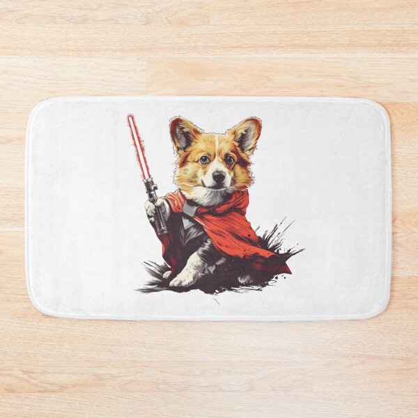 Item preview, Corgi Holding Lightsaber designed and sold by NicolasGlowArt.