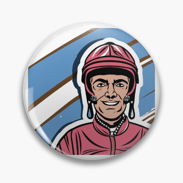 Item preview, Dynamic Horse Rider in Racing Silks Comic Style Illustration designed and sold by NiftyWrx.