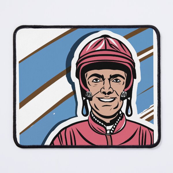 Item preview, Dynamic Horse Rider in Racing Silks Comic Style Illustration designed and sold by NiftyWrx.