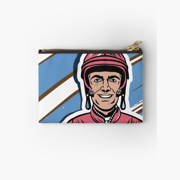 Item preview, Dynamic Horse Rider in Racing Silks Comic Style Illustration designed and sold by NiftyWrx.