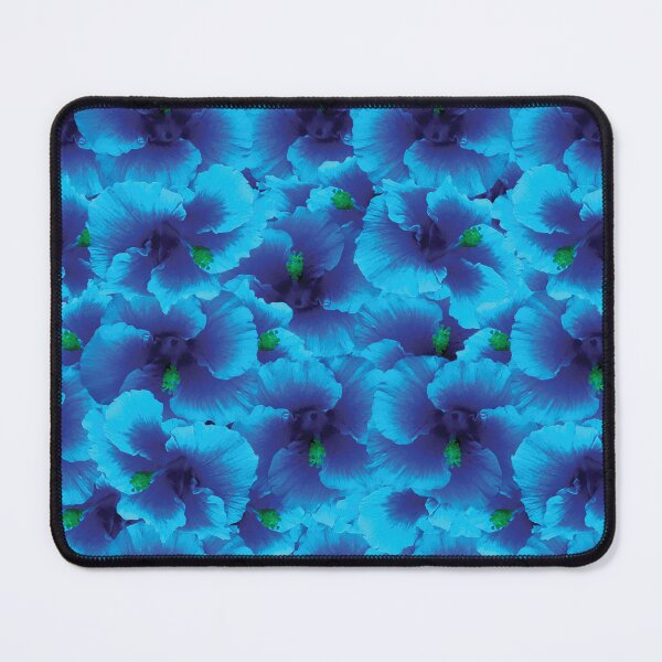 Item preview, Hawaiian Exotic Deep Blue Purple Hibiscus Floral Pattern designed and sold by somersbyman.