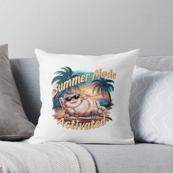 Item preview, summer cat on vacation designed and sold by ururuty.