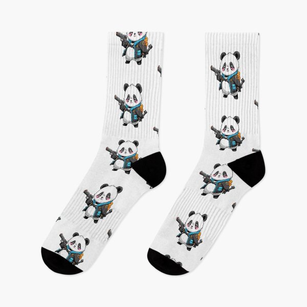 Item preview, Cute panda with gun  designed and sold by Ella_Sketch.