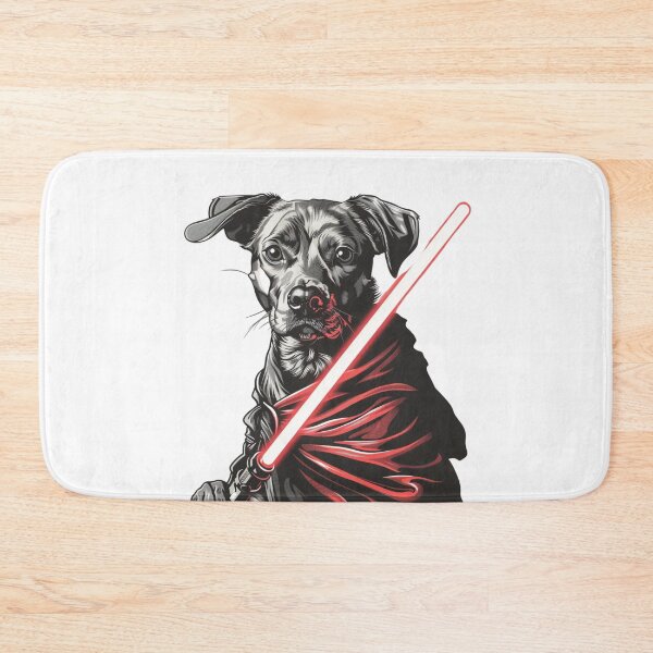 Item preview, Dog Holding Lightsaber designed and sold by NicolasGlowArt.