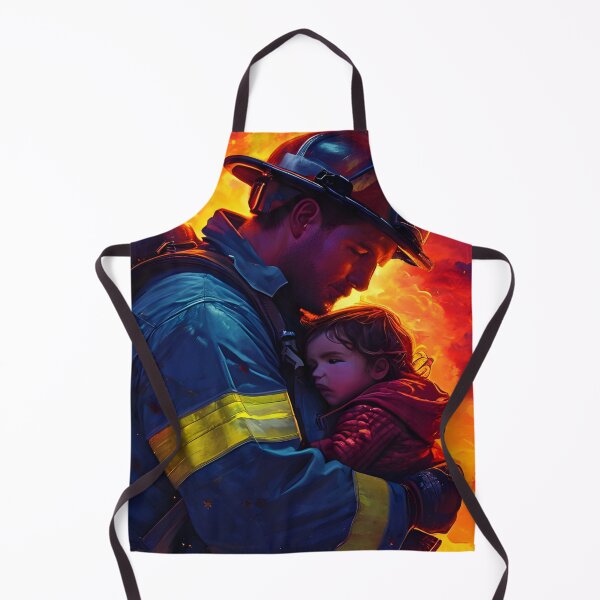 Item preview, Firefighter and child designed and sold by Astralia.