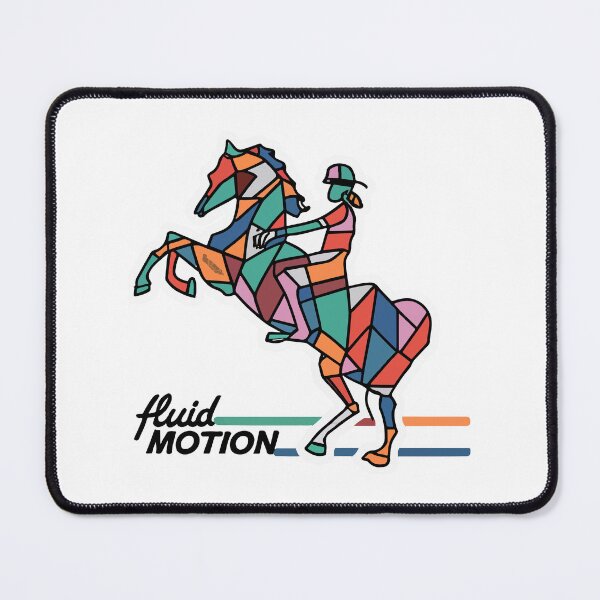 Item preview, Fluid Motion Abstract Horse Riding Art designed and sold by NiftyWrx.