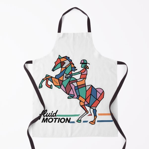 Item preview, Fluid Motion Abstract Horse Riding Art designed and sold by NiftyWrx.
