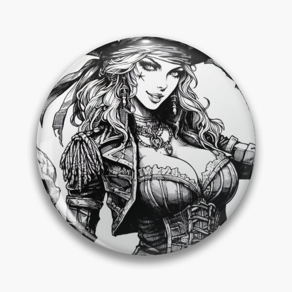 Item preview, Black and White #1: pirate! designed and sold by F4Fartbot.