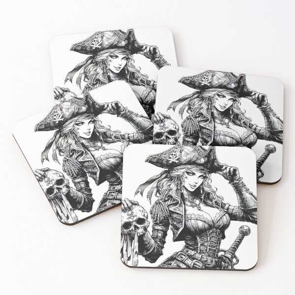 Item preview, Black and White #1: pirate! designed and sold by F4Fartbot.