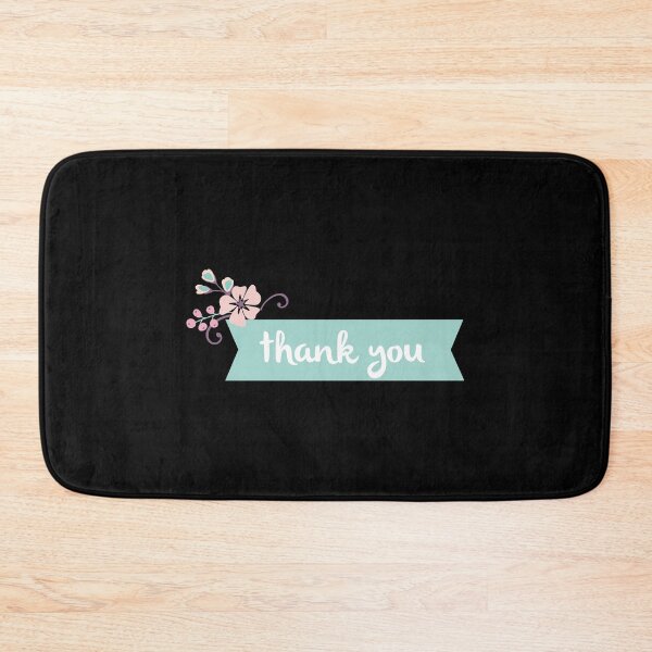 Item preview, Floral Gratitude: 'Thank You' Design designed and sold by Luxuriously.