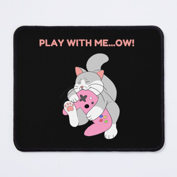 Item preview, Play with me...ow! Pink designed and sold by HugSomeNettles.