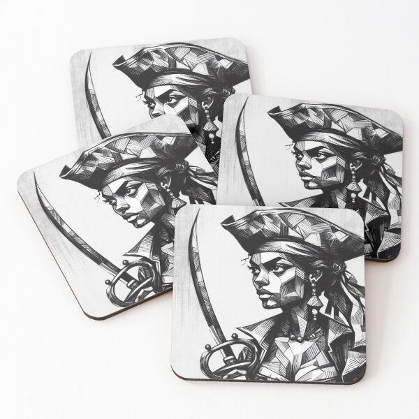 Item preview, Black and White #2 - pirate! designed and sold by F4Fartbot.