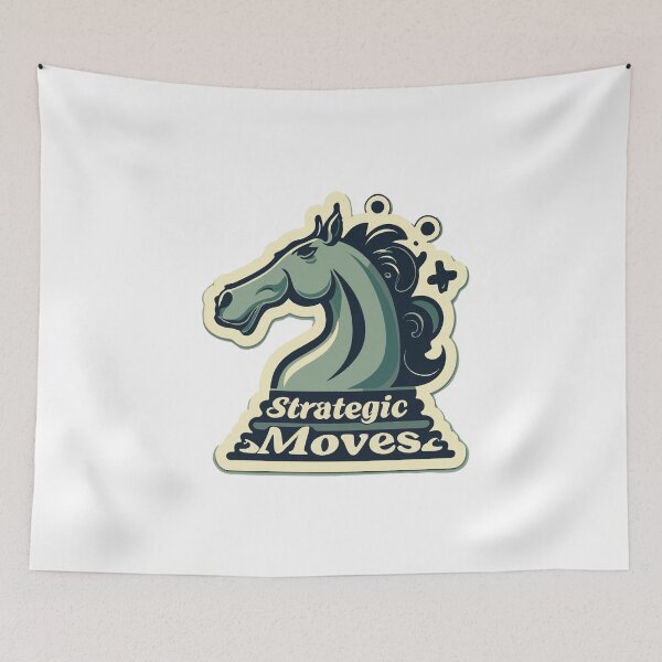 Item preview, Strategic Moves Horsehead Chess Piece designed and sold by NiftyWrx.