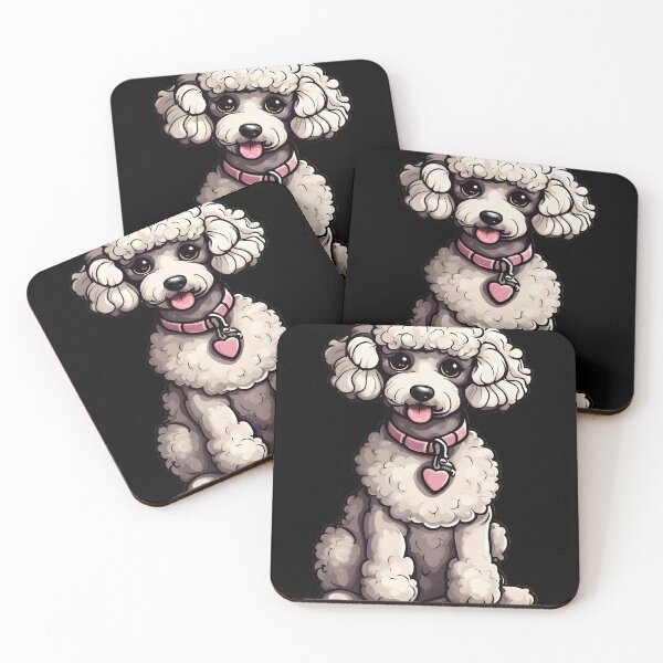 Item preview, Cartoon Poodle Eleganc Fluffy White Poodle  designed and sold by RYANPOLICK.