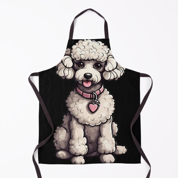 Item preview, Cartoon Poodle Eleganc Fluffy White Poodle designed and sold by RYANPOLICK.