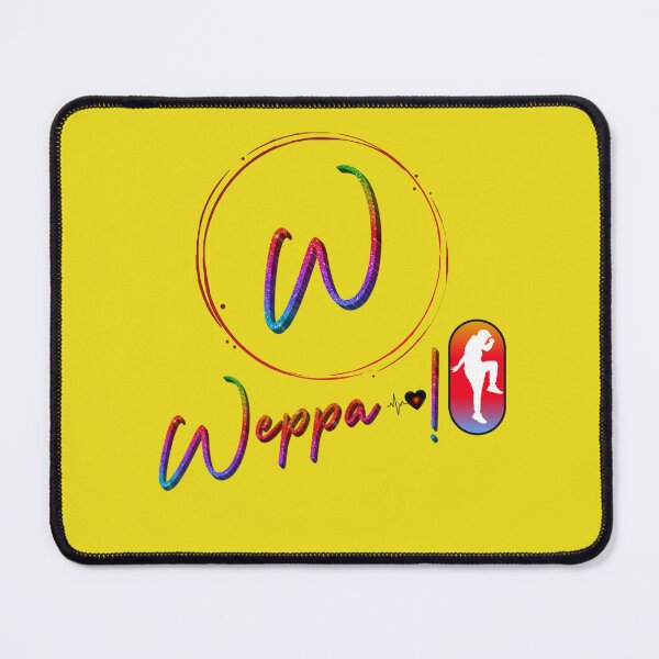 Item preview, Logo of my fitness activity Weppa with personaje and text MULTICOLOR designed and sold by Alva-Allatino.