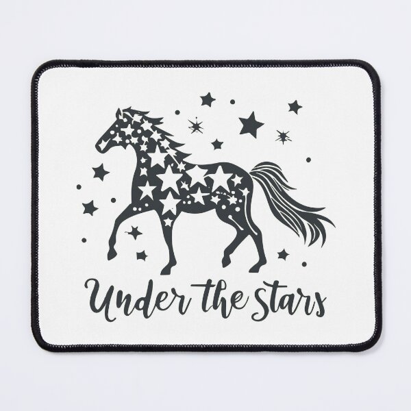 Item preview, Cantering Horse Under the Stars Silhouette designed and sold by NiftyWrx.