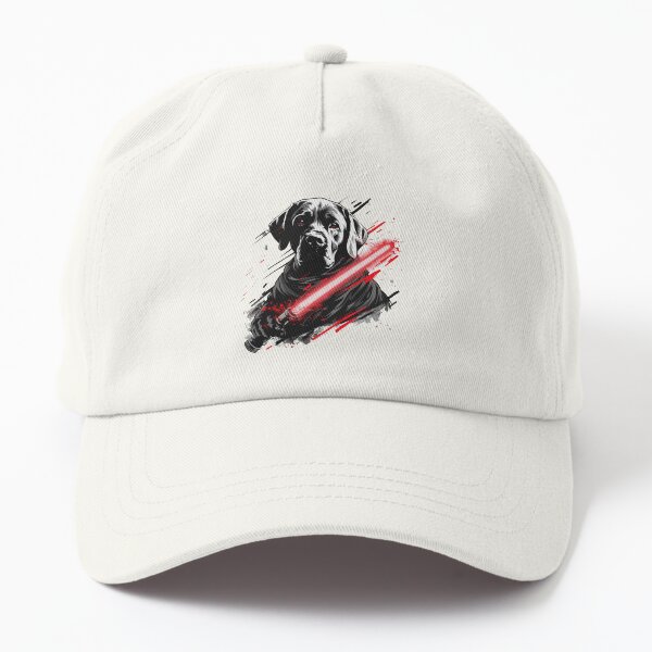 Aperçu de l'œuvre Labrador sabre laser rouge créée et vendue par NicolasGlowArt.