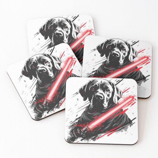 Item preview, Red Lightsaber Labrador designed and sold by NicolasGlowArt.
