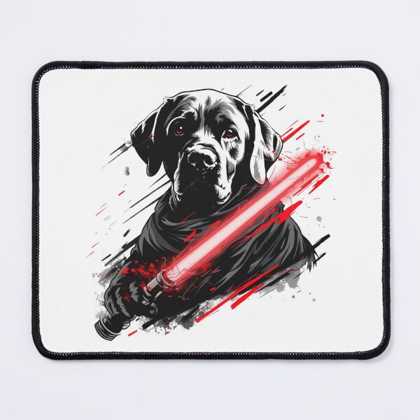 Item preview, Red Lightsaber Labrador designed and sold by NicolasGlowArt.