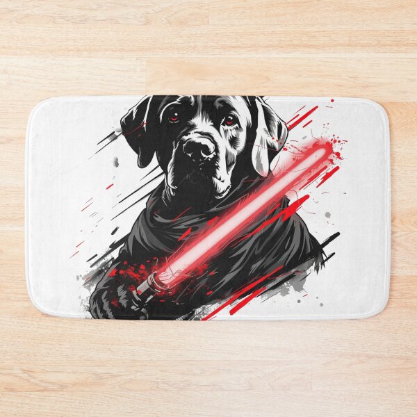 Item preview, Red Lightsaber Labrador designed and sold by NicolasGlowArt.