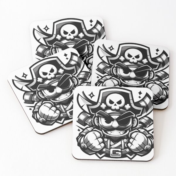 Item preview, Black and White #5: pirate! designed and sold by F4Fartbot.
