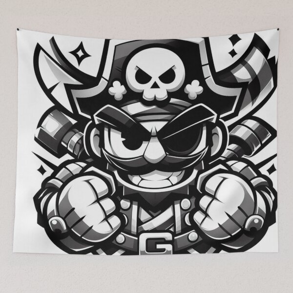 Item preview, Black and White #5: pirate! designed and sold by F4Fartbot.