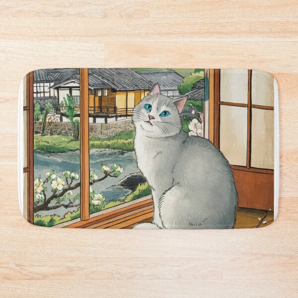 Item preview, HIROSHIGE CAT IN WINDOW designed and sold by Obinne.