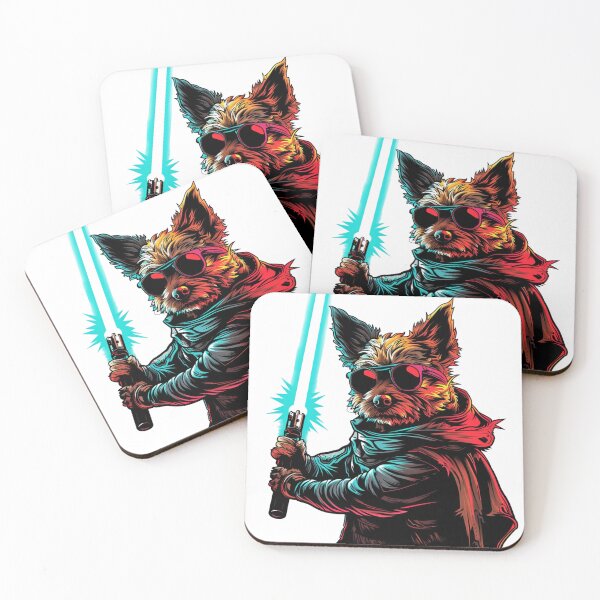 Item preview, Lightsaber Dog Warrior designed and sold by NicolasGlowArt.
