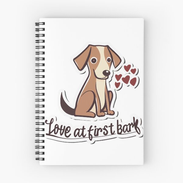 Item preview, Love at First Bark - Playful Hound Puppy designed and sold by NiftyWrx.