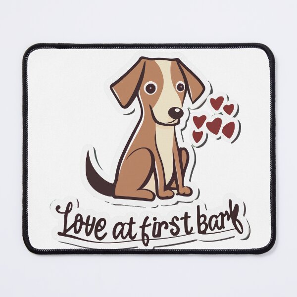 Item preview, Love at First Bark - Playful Hound Puppy designed and sold by NiftyWrx.