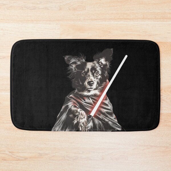 Item preview, Cute Dog Red Lightsaber designed and sold by NicolasGlowArt.