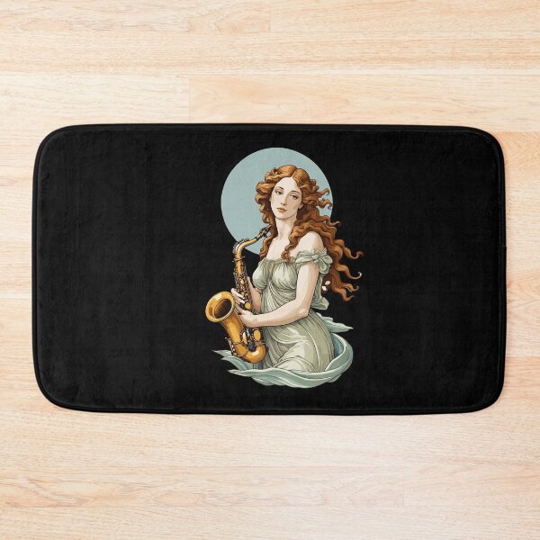 Item preview, Vintage Venus Art Funny Saxophone Jazz Design designed and sold by LuminOrb.