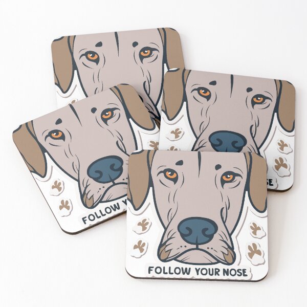 Item preview, Hound's Nose and Paw Prints - Follow Your Nose designed and sold by NiftyWrx.