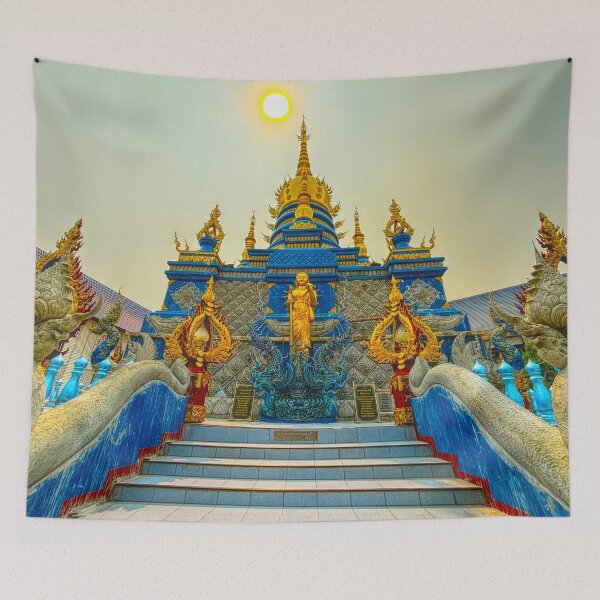 Item preview, The Blue Temple of Chiang Rai designed and sold by Alisonchambers2.