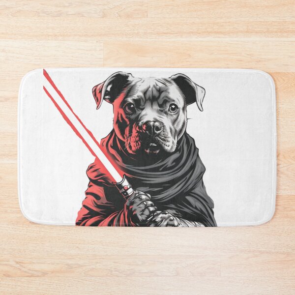 Item preview, Adorable Dog With Lightsaber designed and sold by NicolasGlowArt.