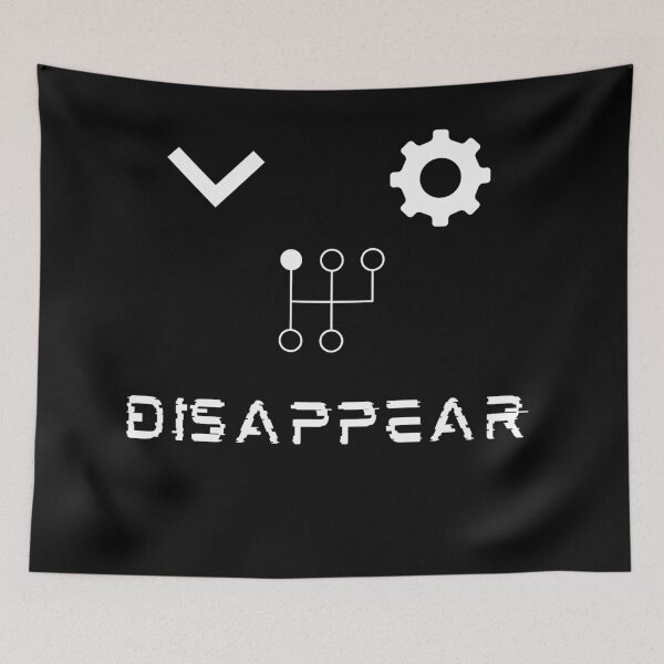 Item preview, Drop a Gear and Disappear designed and sold by AttireTuner.