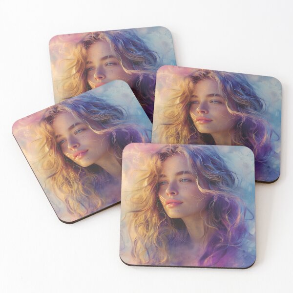 Item preview, Ethereal Girl in Dreamlike Hues designed and sold by palmyst.